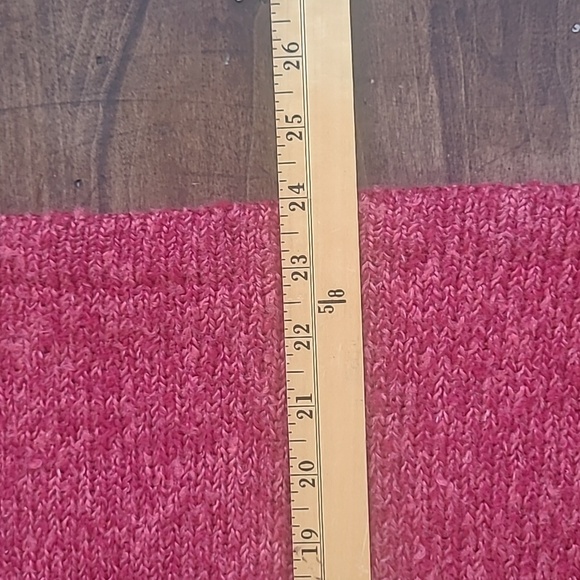 Woolrich Sweater Women's sz Medium Red 1/4 Zip Pullover Sweater - Picture 9 of 9